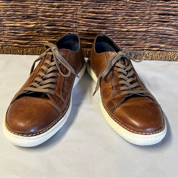 Men’s Crevo Lace Up Palomino Oxfords Chestnut Size 8 - Picture 2 of 9